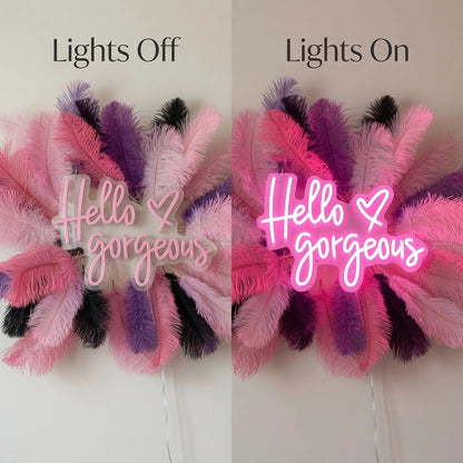 Hello Gorgeous Salon Wall Decor LED Neon Sign - Shineneon