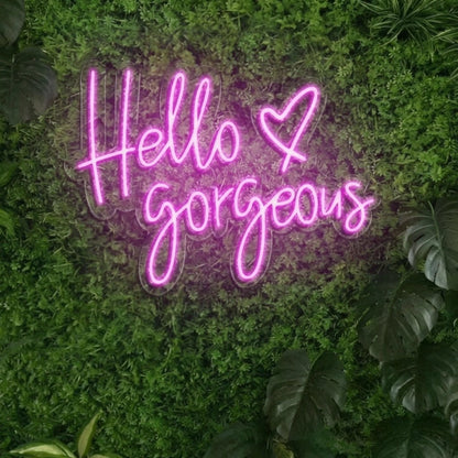 Hello Gorgeous Shop Wall Decor LED Neon Sign - Shineneon