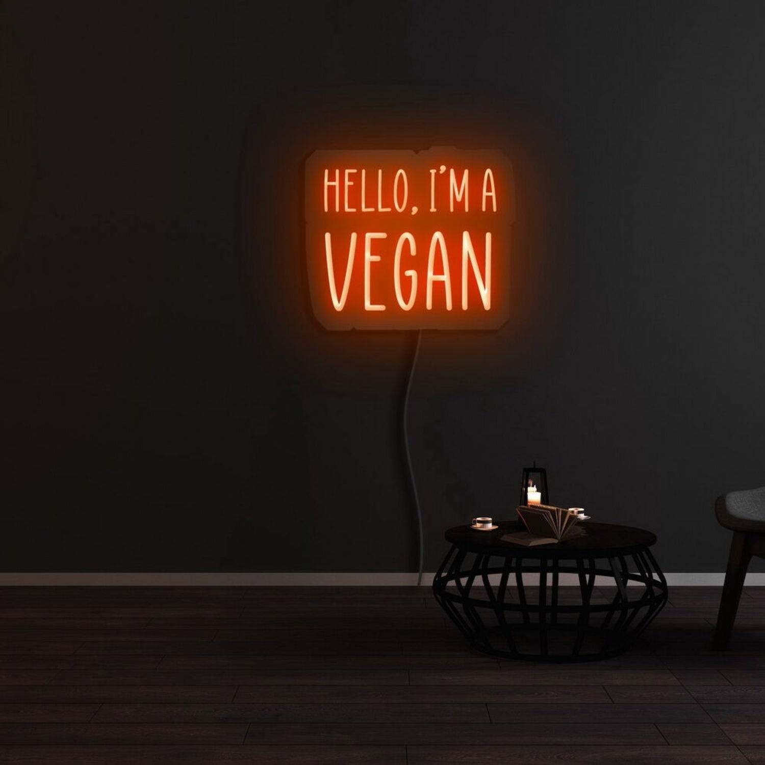 Hello I Am A Vegan Led Neon Sign - Shineneon