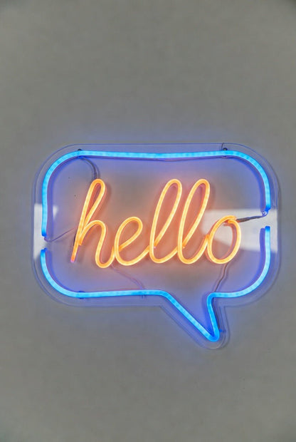 Hello LED Neon Sign - Shineneon
