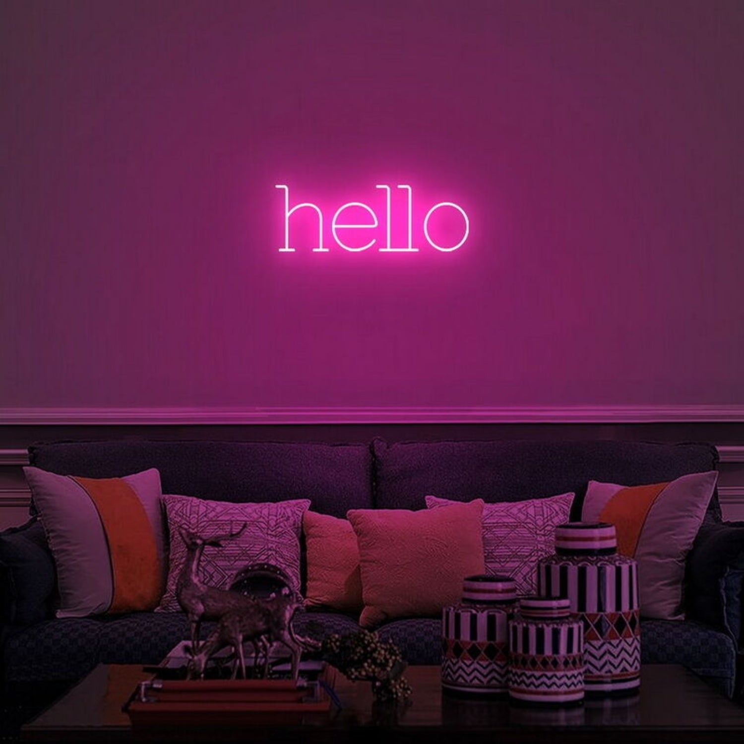 Hello Led Neon Sign For Welcoming And Friendly Spaces - Shineneon