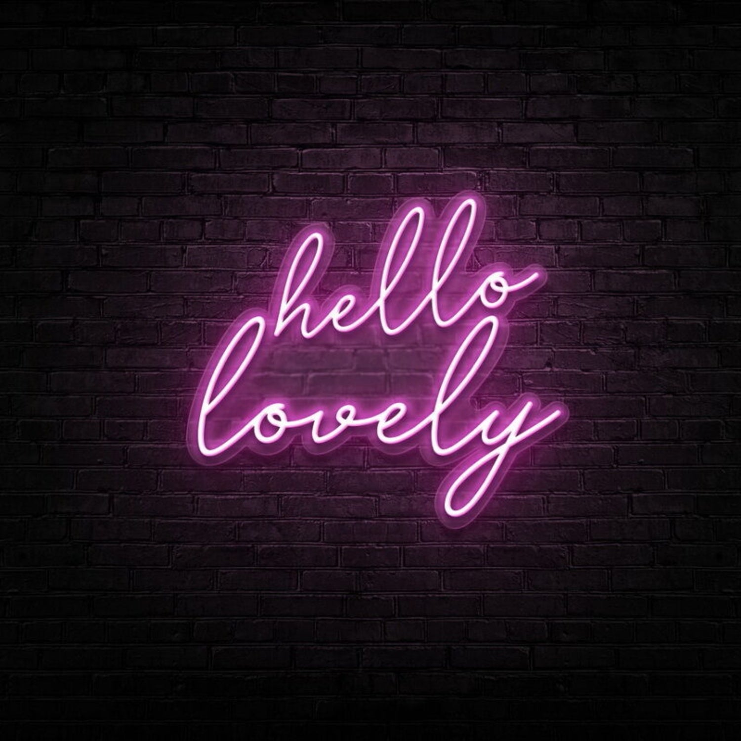 Hello Lovely Led Neon Sign Sweet And Welcoming Touch - Shineneon