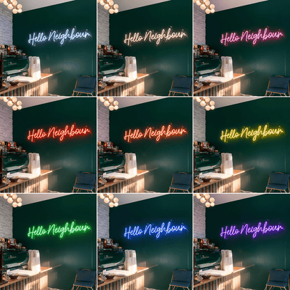 Hello Neighbours LED Neon Sign - Shineneon