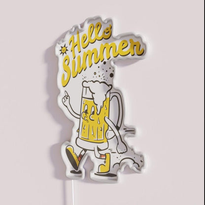 Hello Summer Rgb Led Neon Sign - Shineneon