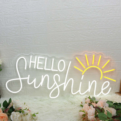 Hello Sunshine Custom Led Neon Sign | Shineneon