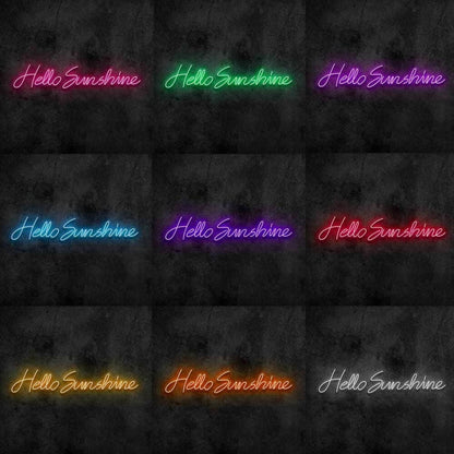 Hello Sunshine Led Neon Sign - Shineneon