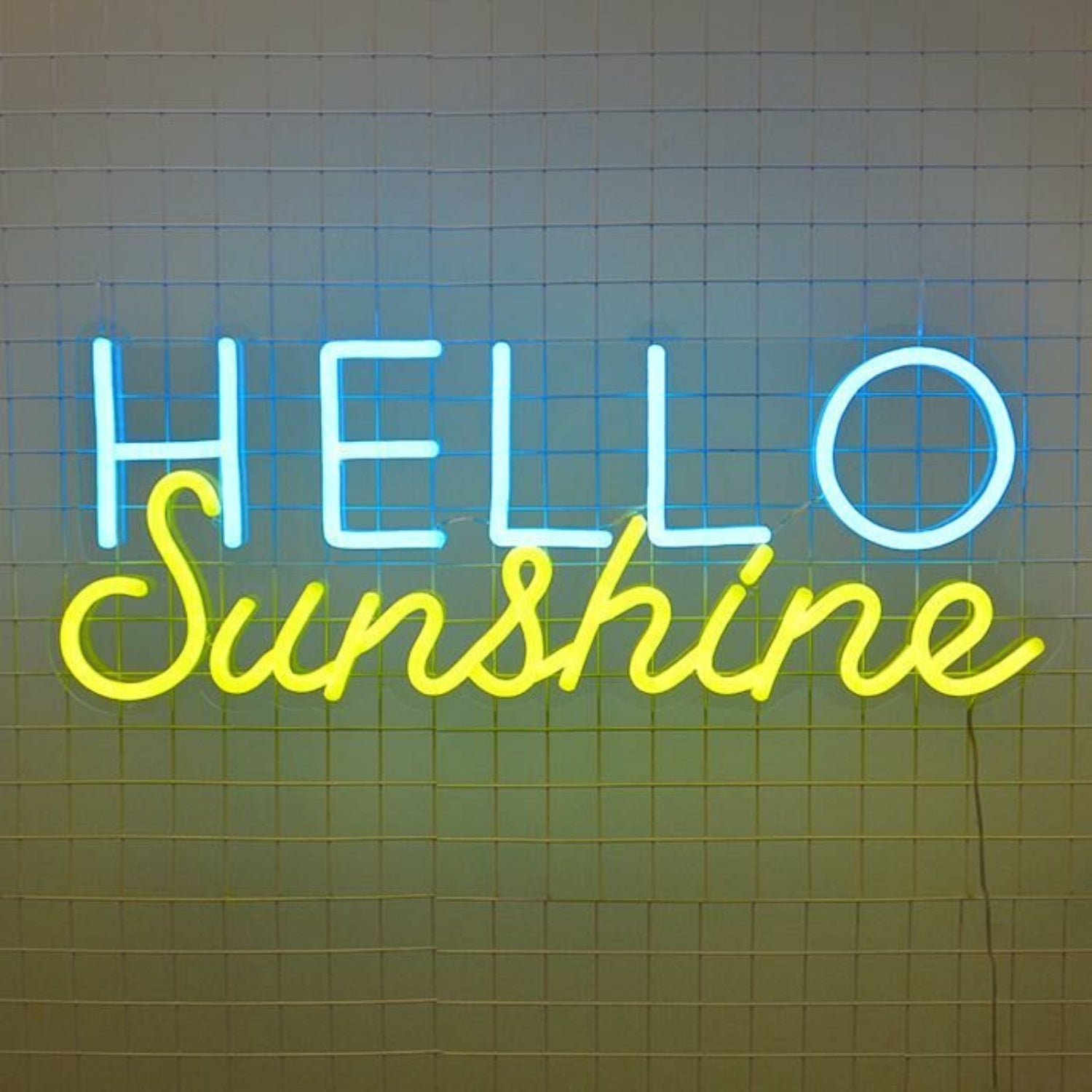 Hello Sunshine Led Neon Sign For Positive And Happy Decor - Shineneon