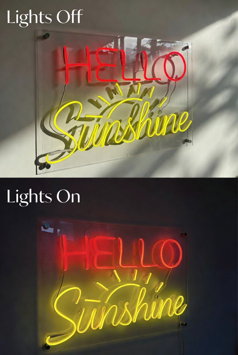 Hello Sunshine LED Neon Sign Wall Neon Sign - Shineneon