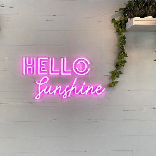 Hello Sunshine Led Sign Business Neon Sign