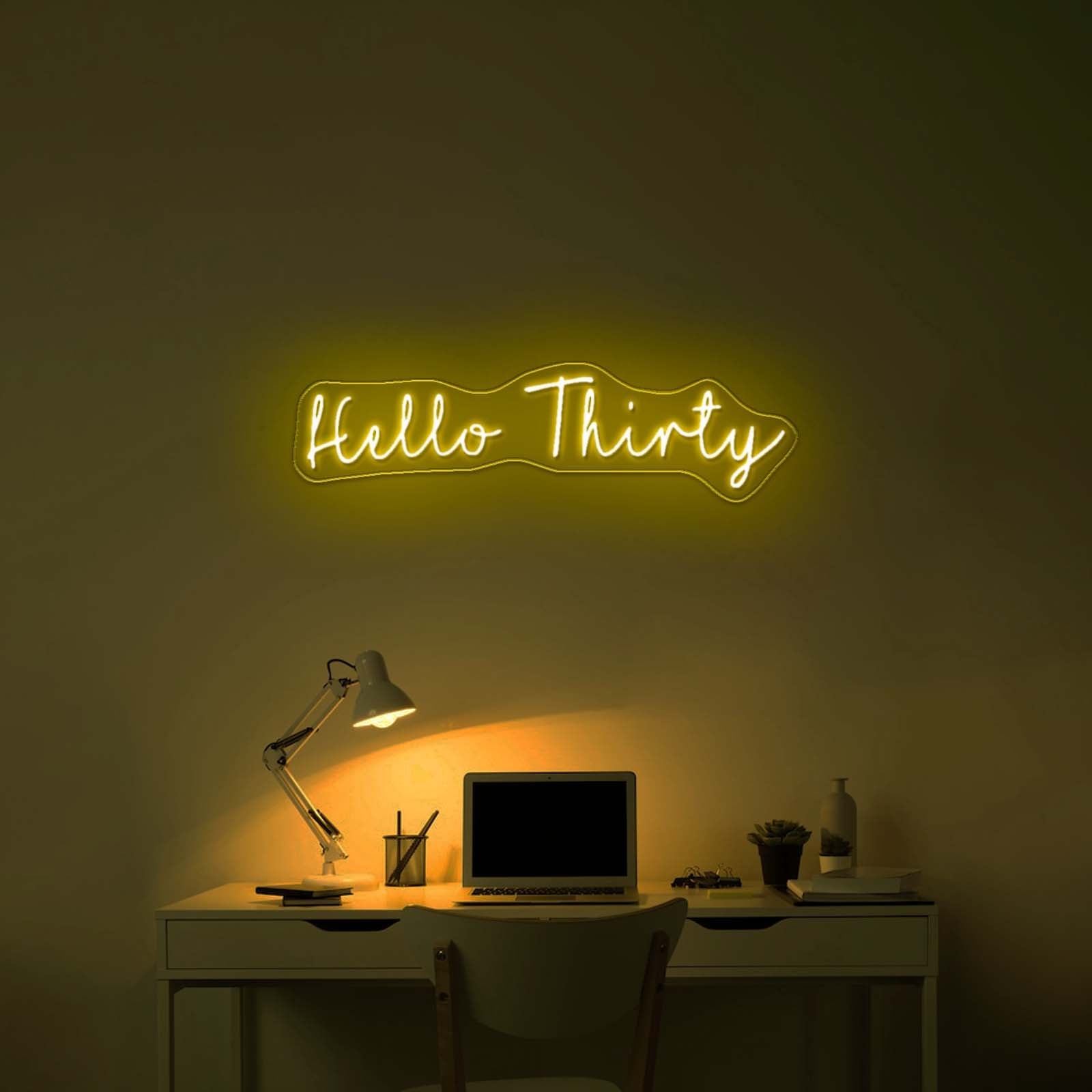 Hello Thirty Neon Sign Custom Neon Signs - Shineneon