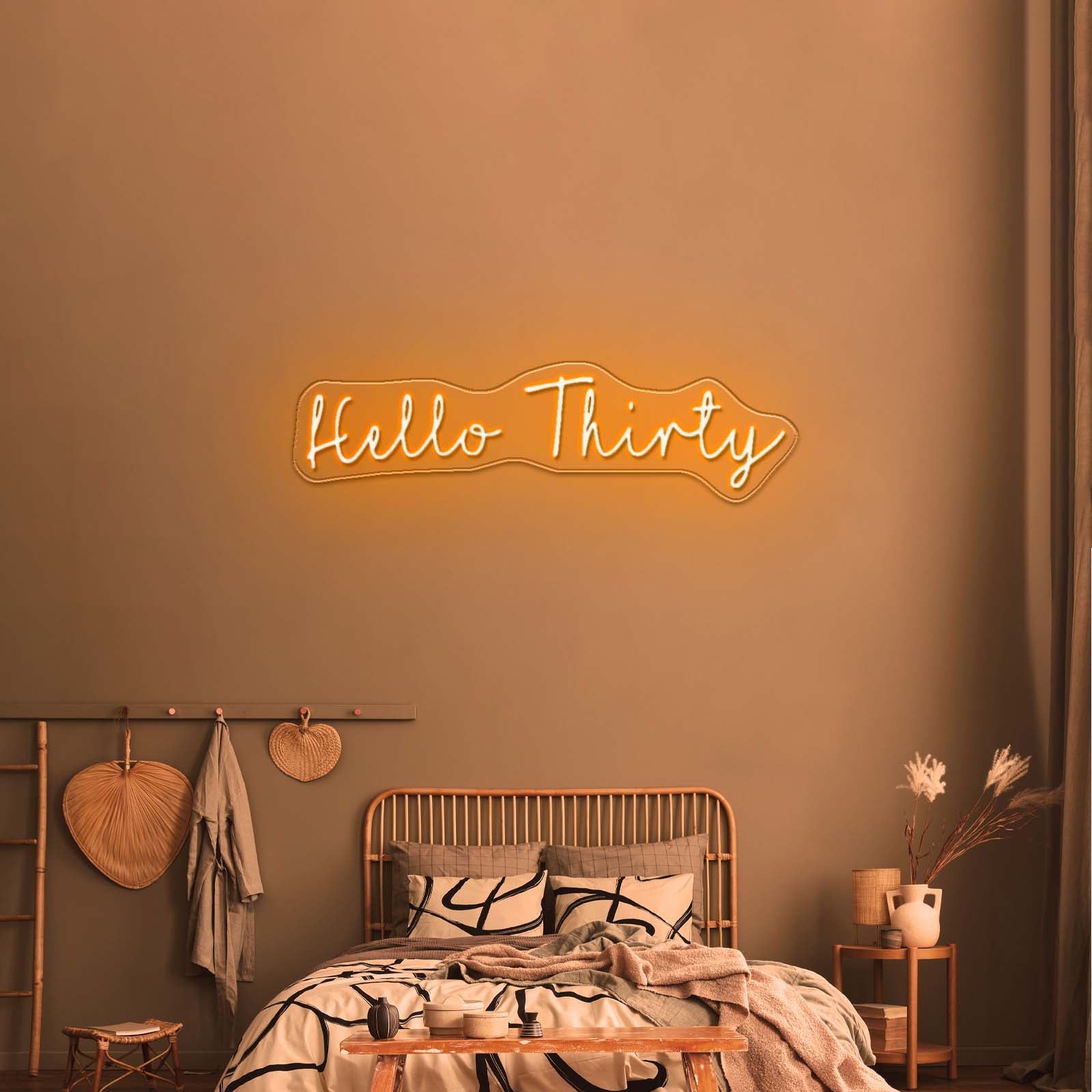 Hello Thirty Neon Sign Custom Neon Signs - Shineneon