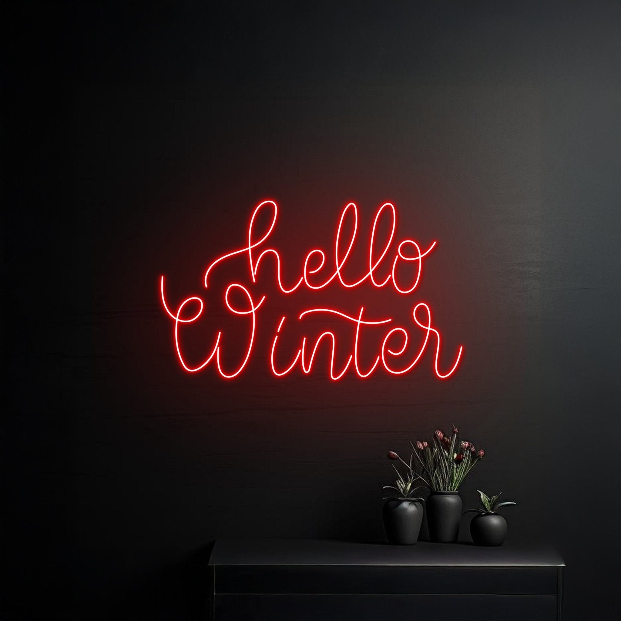 Hello Winter Neon Sign - Shineneon