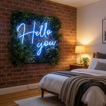Hello You LED Neon Sign - 03 Real Lifestyle Scene