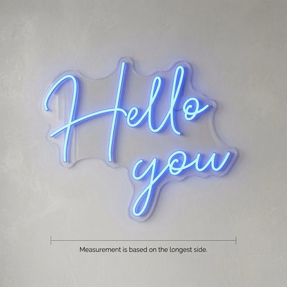 Hello You LED Neon Sign - 04 Size Image