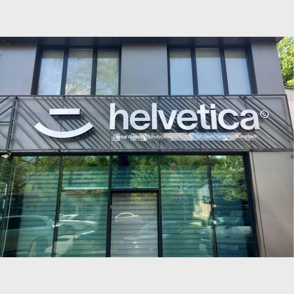 Helvetica 3D Backlit Channel Letters Led Light Sign - Shineneon