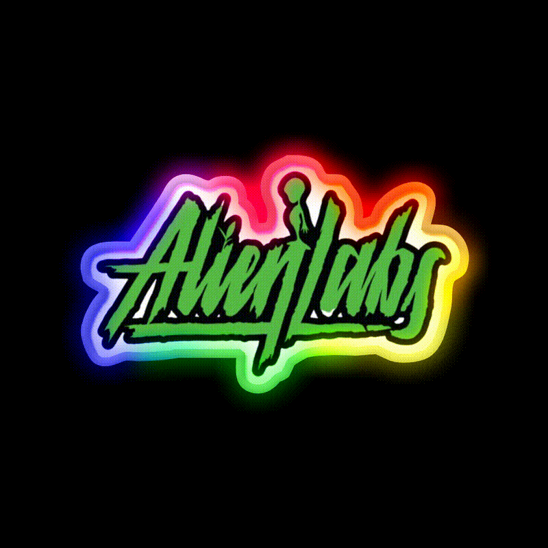 Hemp Inspired Green Leaf Led Neon Sign 420 Neon Decor Rgb Color - LED neon sign close-up detail