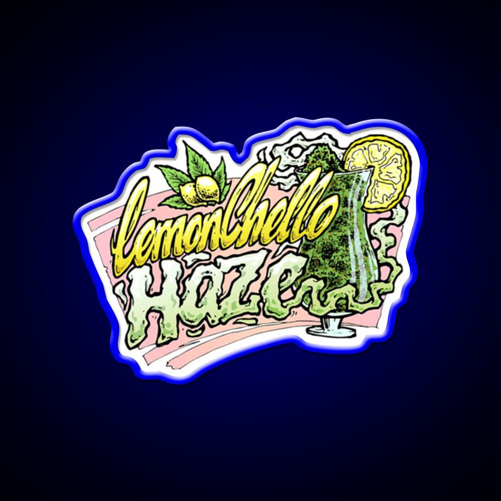 Hemp Inspired Green Leaf Led Neon Sign Bedroom Decor Rgb Color