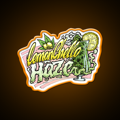 Hemp Inspired Green Leaf Led Neon Sign Bedroom Decor Rgb Color