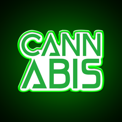 Hemp Inspired Green Leaf Led Neon Sign Room Light Sign Rgb Color - LED neon sign view 8