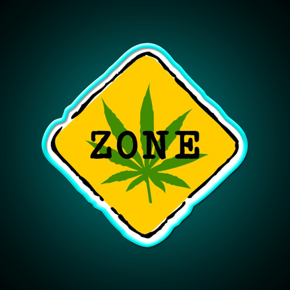 Hemp Inspired Green Leaf Led Neon Sign Room Light Sign Wall Art Rgb Color - Shineneon