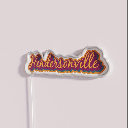 Hendersonville Nc Asheville Wnc Rgb Led Neon Sign - Shineneon