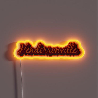Hendersonville Nc Asheville Wnc Rgb Led Neon Sign - Shineneon