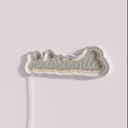 Hendersonville North Carolina Asheville Rgb Led Neon Sign - Shineneon