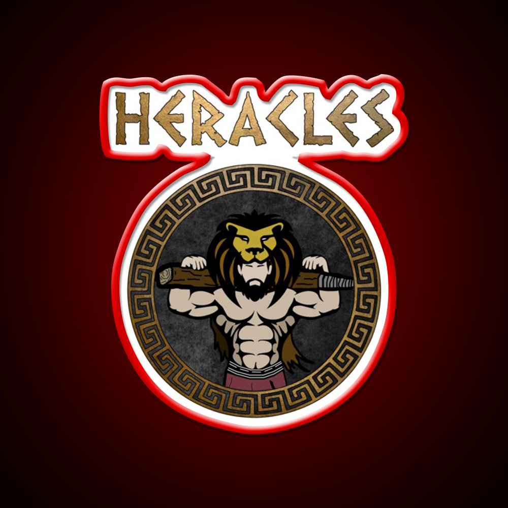 Heracles Ancient Greek God And Hero Son Of Zeus Gym Fitness Led Neon Sign Rgb Color - LED neon sign view 10