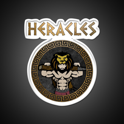 Heracles Ancient Greek God And Hero Son Of Zeus Gym Fitness Led Neon Sign Rgb Color - LED neon sign view 11