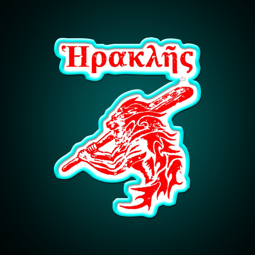 Hercules Gym Fitness Led Neon Sign Rgb Color