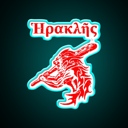 Hercules Gym Fitness Led Neon Sign Rgb Color