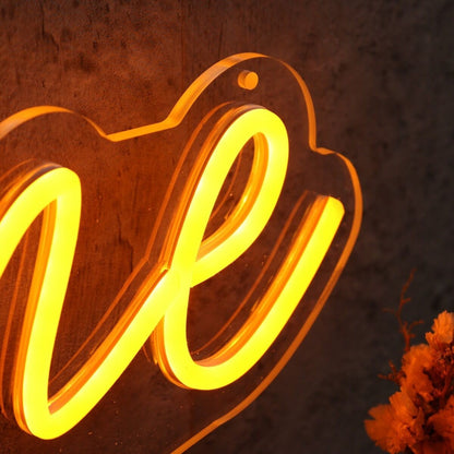 Here Come The Yellow Led Neon Sign - Shineneon
