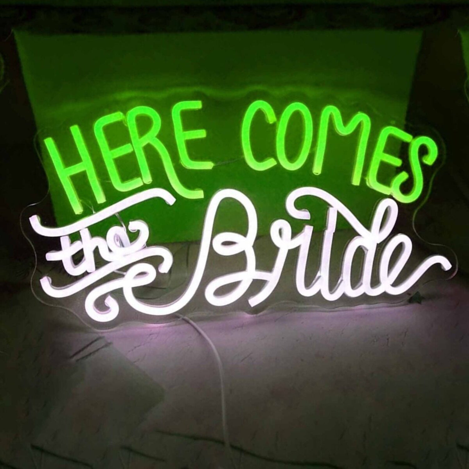 Here Comes The Bride Led Neon Sign | Shineneon