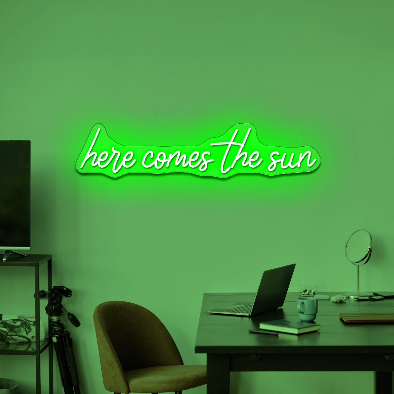 Here Comes The Sun Neon Signs For Wall Decor Free Shipping - LED neon sign view 9