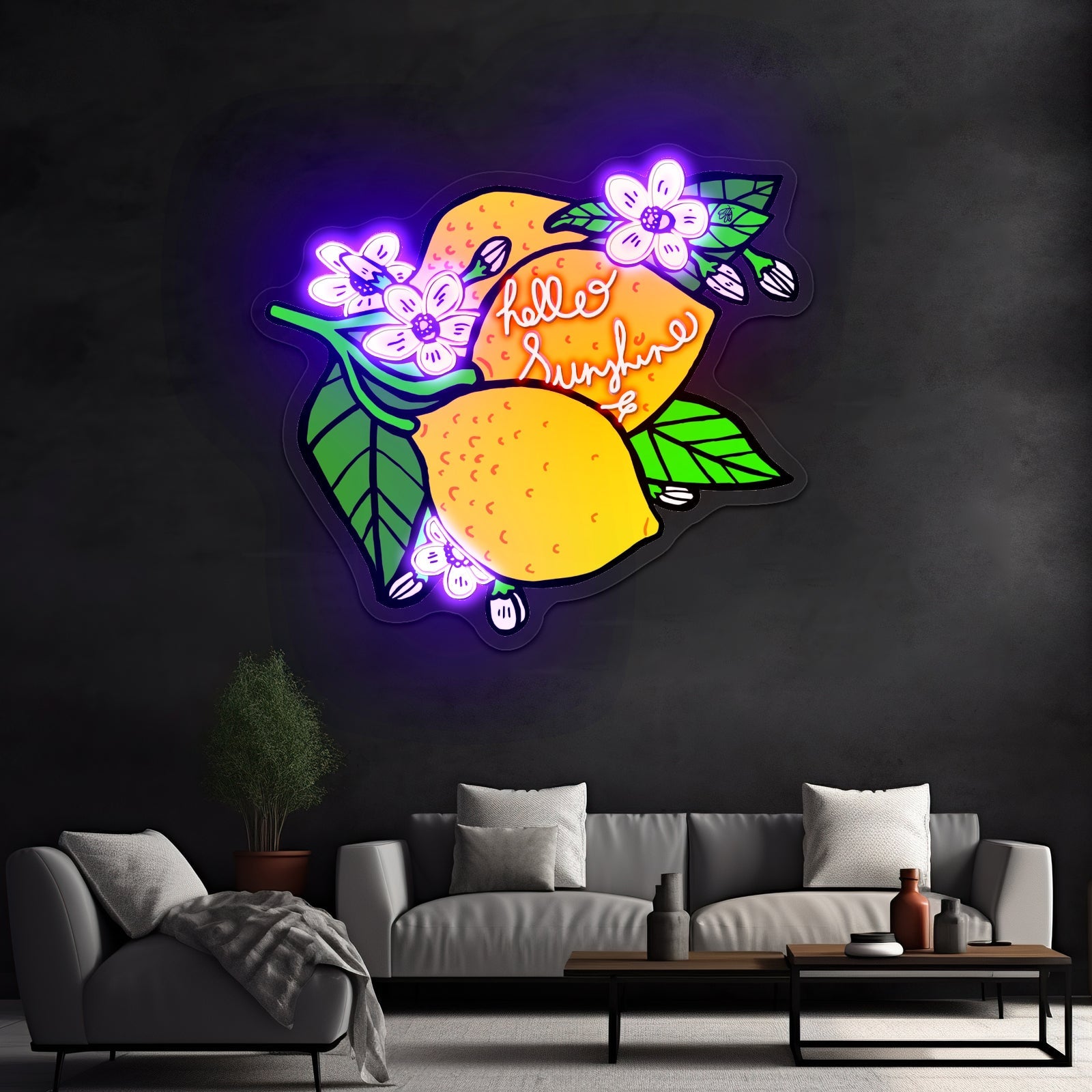 Here Comes The Sun Summer Open Neon Signs - Shineneon