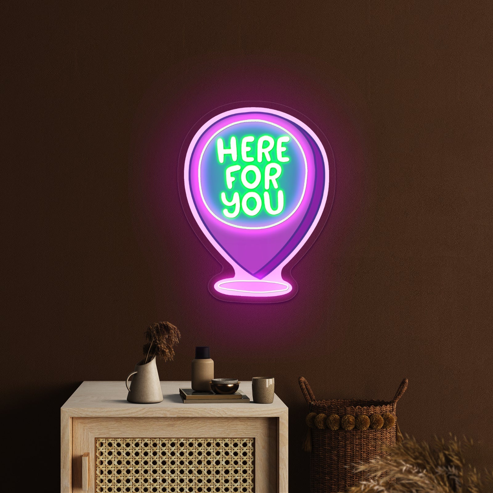 Here For You Neon Bar Signs For Sale - Shineneon