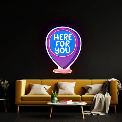 Here For You Neon Bar Signs For Sale - Shineneon