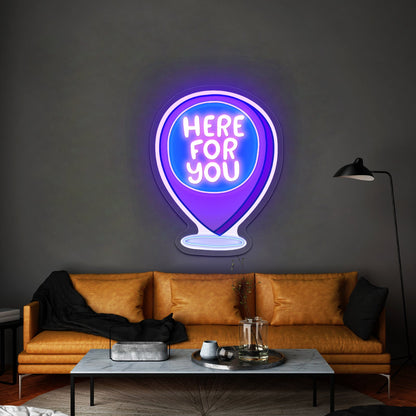 Here For You Neon Bar Signs For Sale - Shineneon