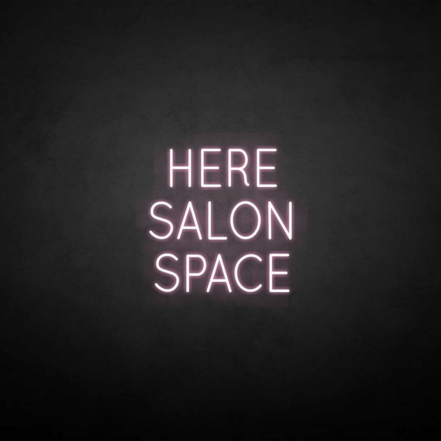 Here Salon Space Neon Sign | Shineneon