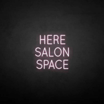 Here Salon Space Neon Sign | Shineneon