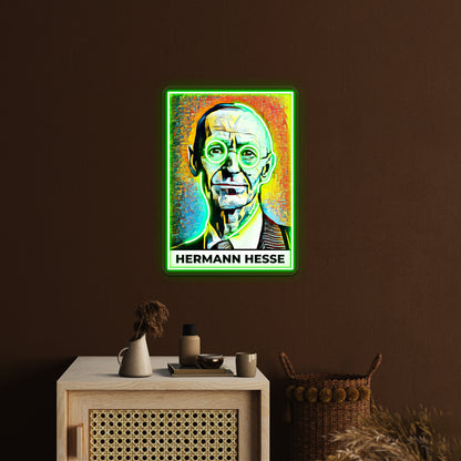 Hermann Hesse Kunst Wall Artwork Neon Signs