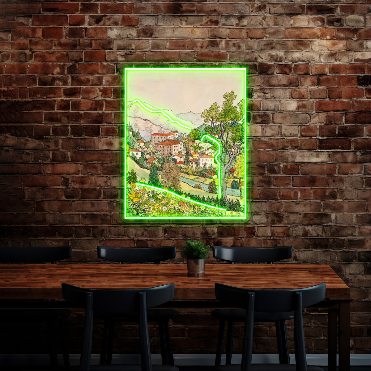 Hermann Hesse Montagnola 1933 Grafik Wall Artwork Neon Signs | Shineneon