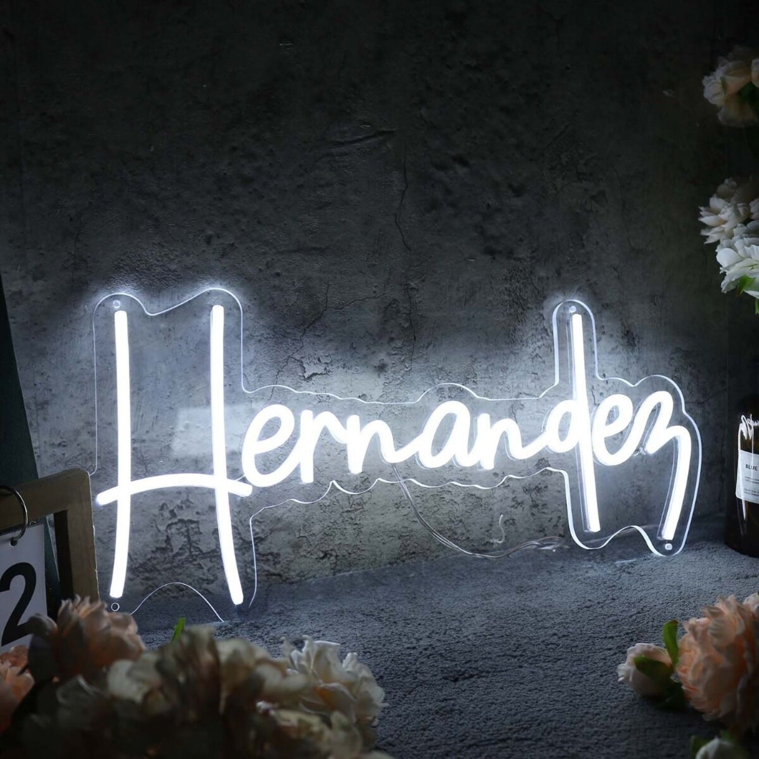Hernandez White Led Neon Sign | Shineneon