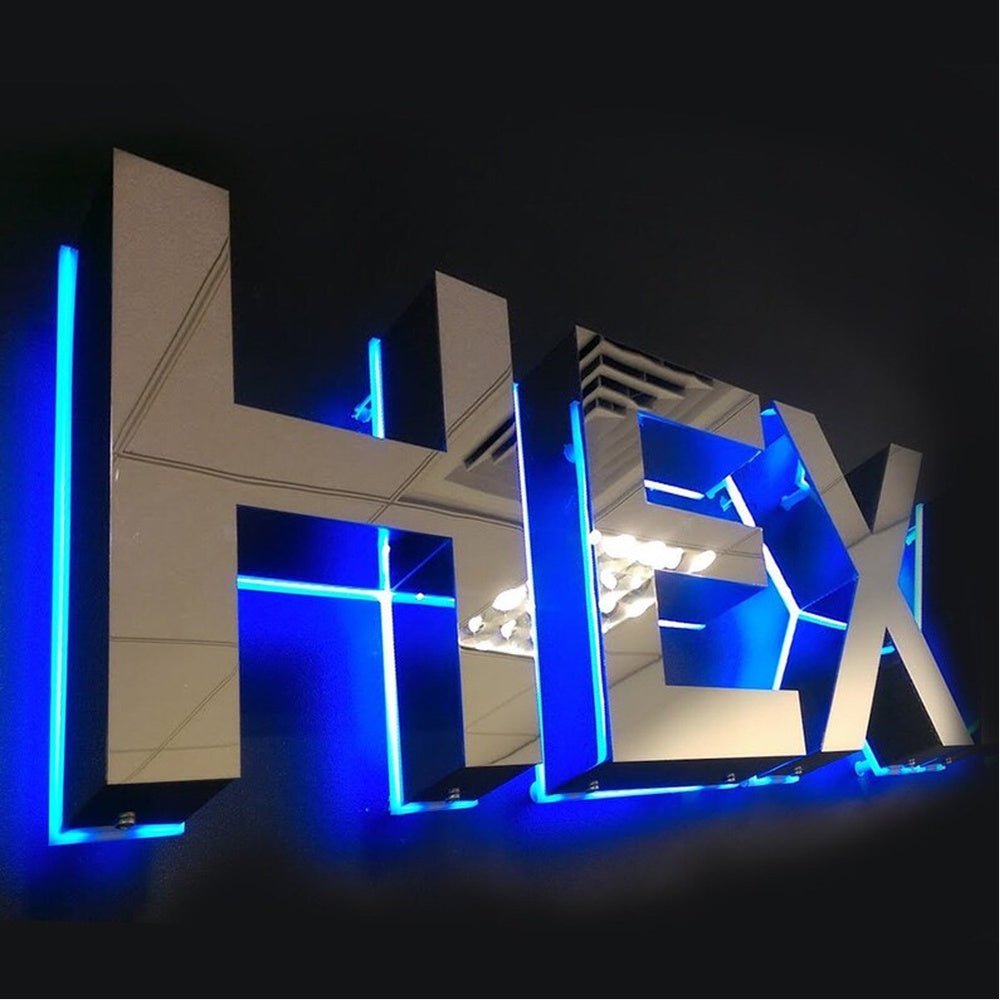 Hex 3D Backlit Channel Letters Led Light Sign - Shineneon