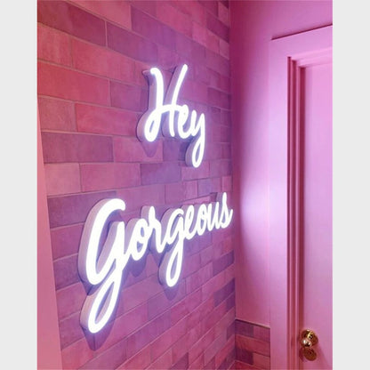 Hey Gergeous 3D Frontlit Channel Letters Led Light Sign