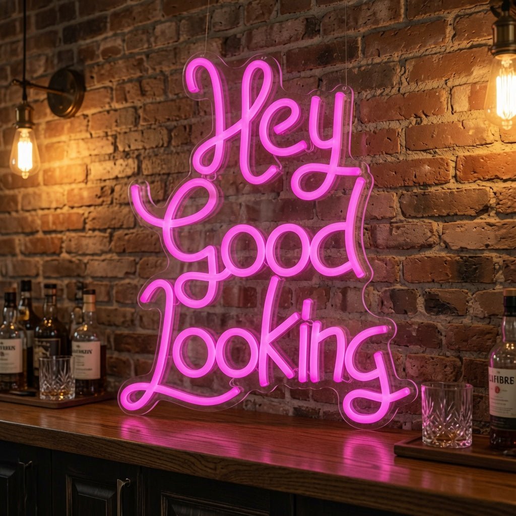 Hey Good Looking LED Neon Sign Wall Neon Sign - Shineneon