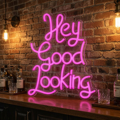 Hey Good Looking LED Neon Sign Wall Neon Sign - Shineneon