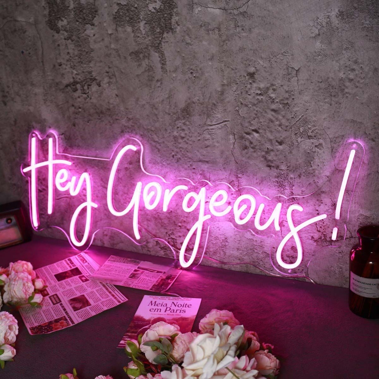 Hey Gorgeous Red Custom Led Neon Sign | Shineneon