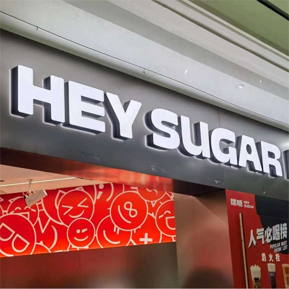 Hey Sugar 3D Frontlit And Backlit Channel Letter Led Light Sign - Shineneon