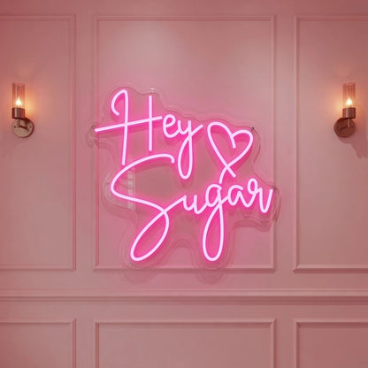 Hey Sugar LED Neon Sign - 01 Original Product Image